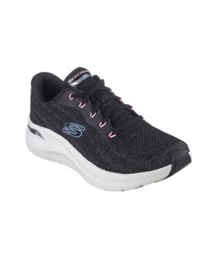 NWT Skechers Arch Fit 2.0 Rich Vision Sneakers Women’s Size 10 Black Pink  Shoes